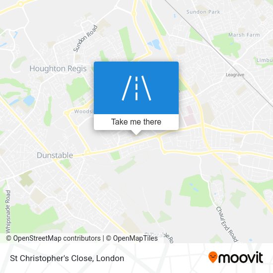 St Christopher's Close map