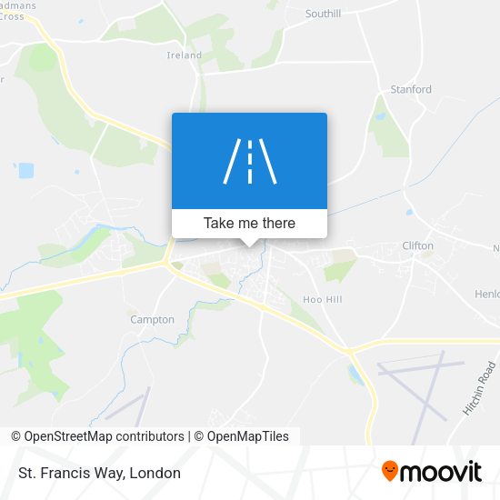 St. Francis Way map