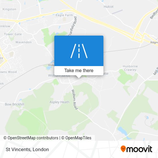St Vincents map