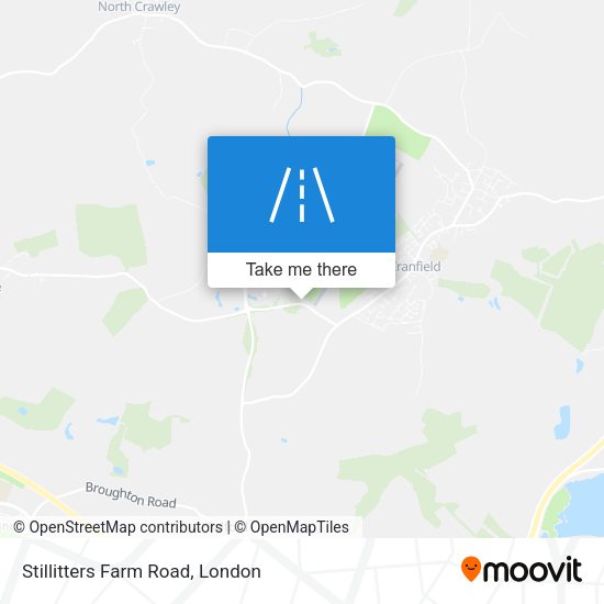 Stillitters Farm Road map