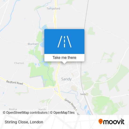 Stirling Close map