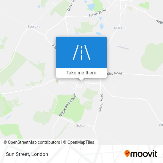 Sun Street map