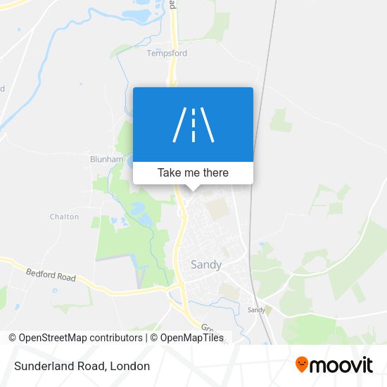 Sunderland Road map