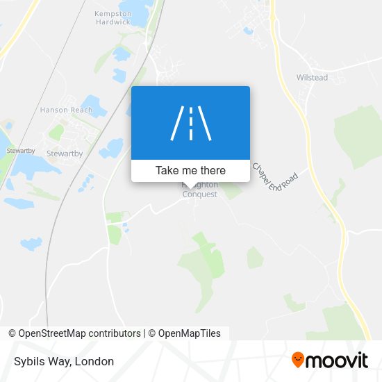 Sybils Way map