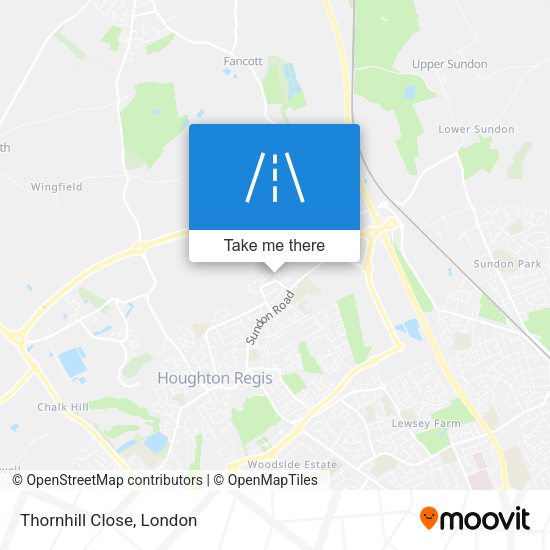 Thornhill Close map