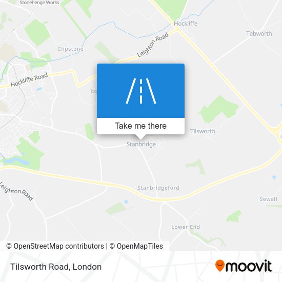 Tilsworth Road map