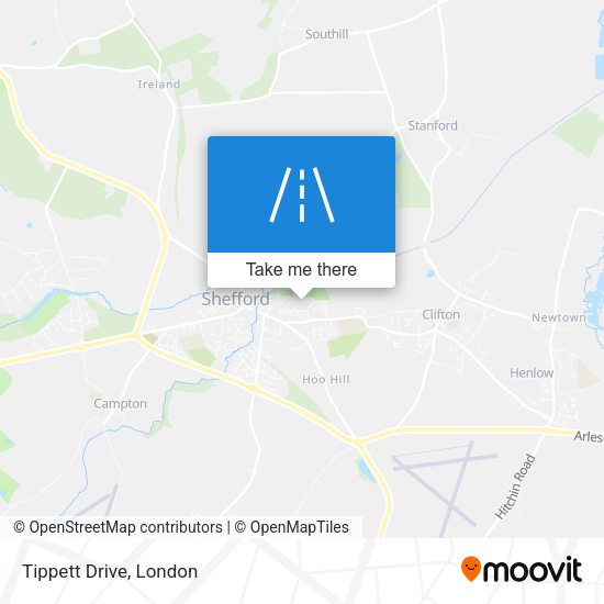 Tippett Drive map
