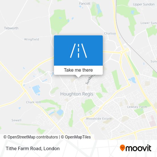 Tithe Farm Road map