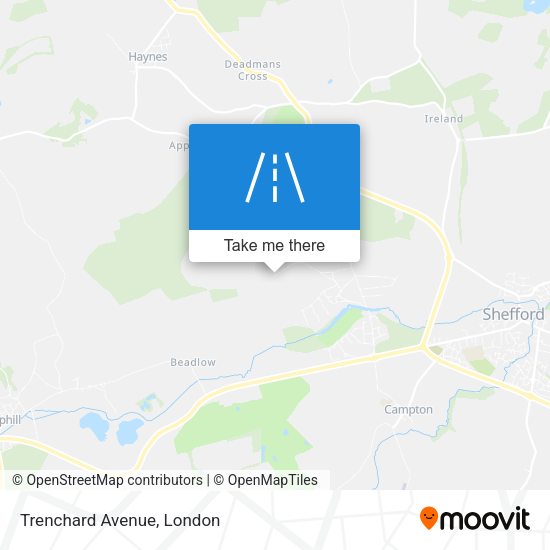 Trenchard Avenue map