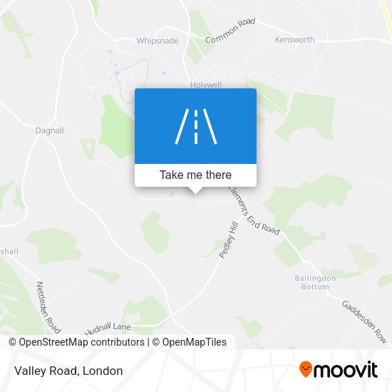 Valley Road map