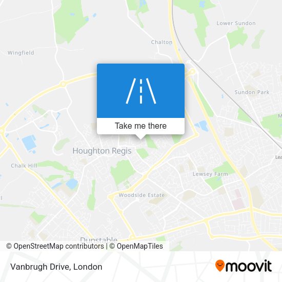 Vanbrugh Drive map