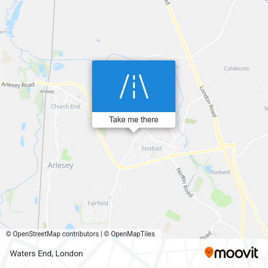 Waters End map