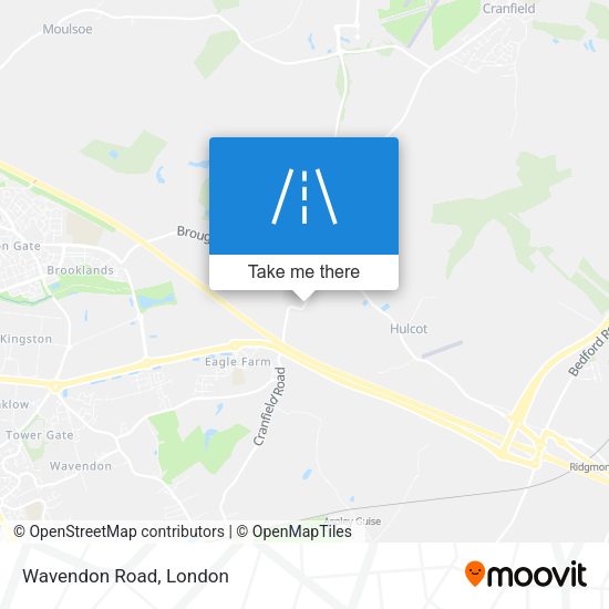Wavendon Road map
