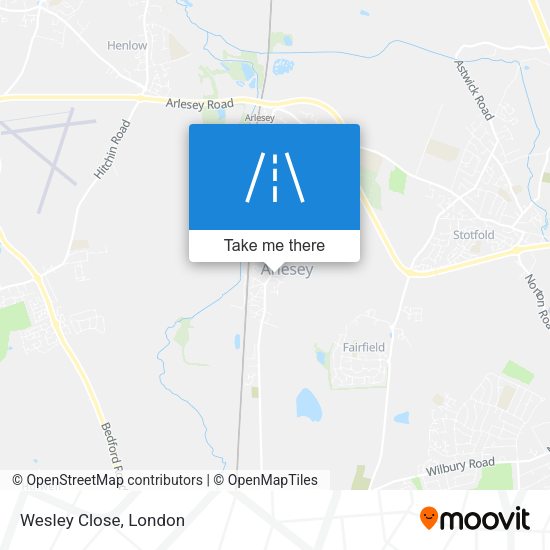 Wesley Close map
