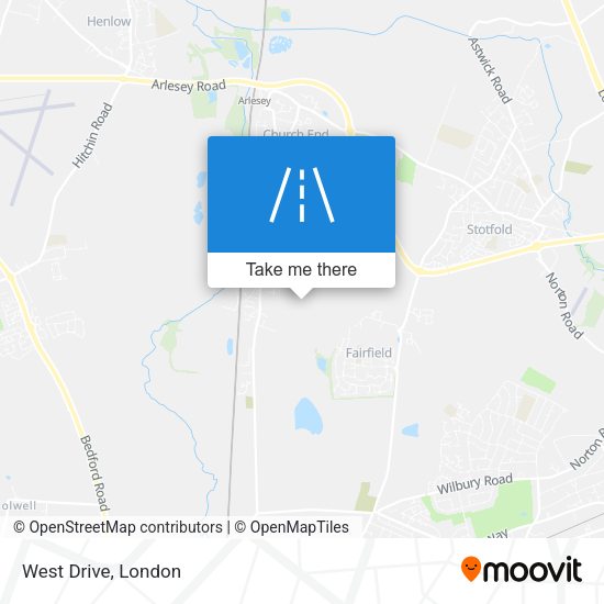 West Drive map