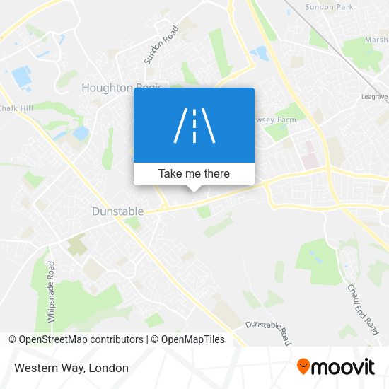 Western Way map