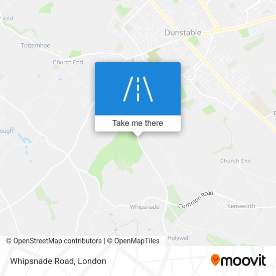 Whipsnade Road map