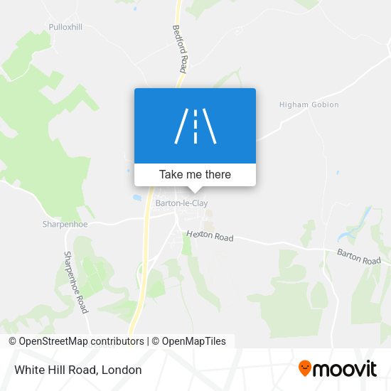 White Hill Road map