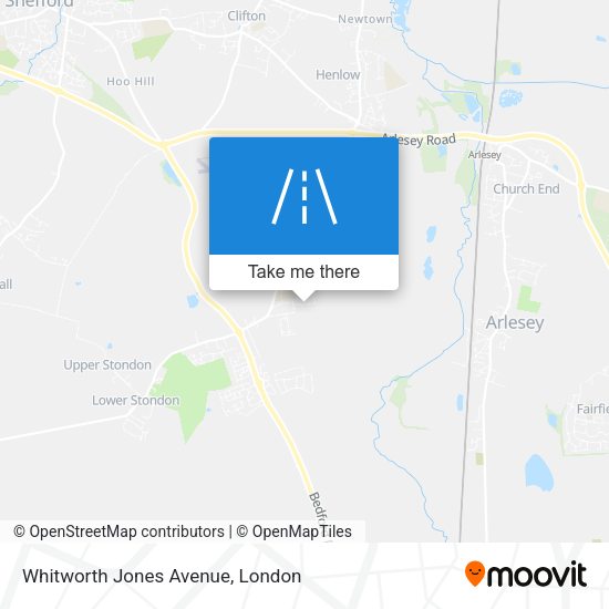 Whitworth Jones Avenue map