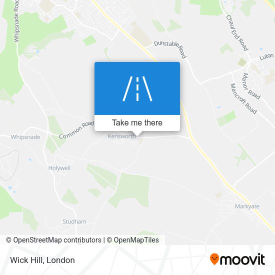 Wick Hill map