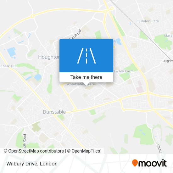 Wilbury Drive map