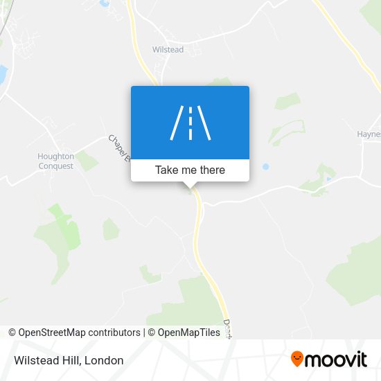 Wilstead Hill map