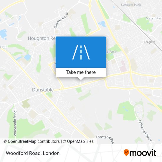 Woodford Road map