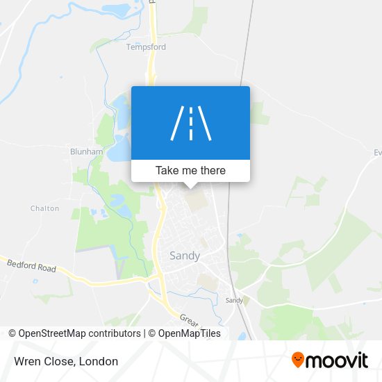 Wren Close map