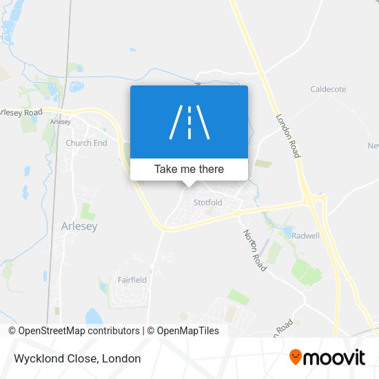 Wycklond Close map
