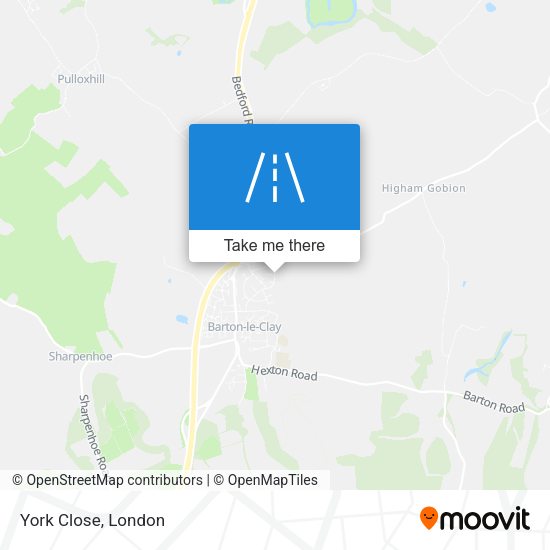 York Close map