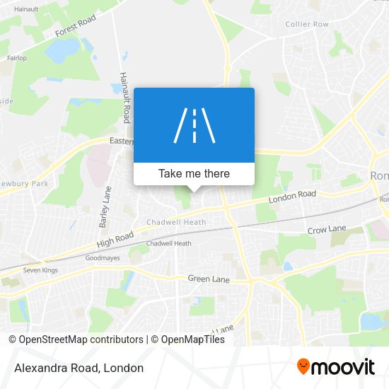 Alexandra Road map