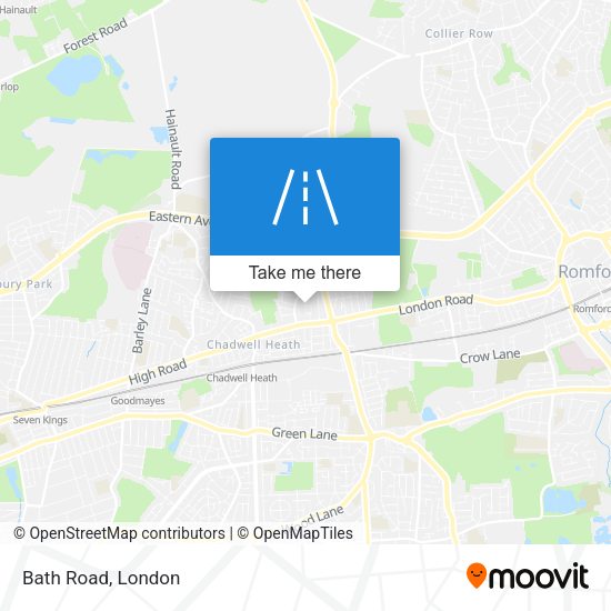 Bath Road map