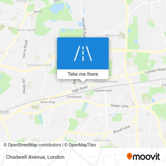 Chadwell Avenue map