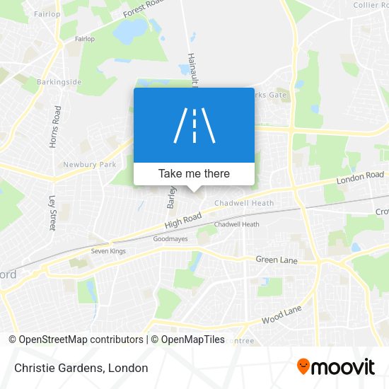 Christie Gardens map