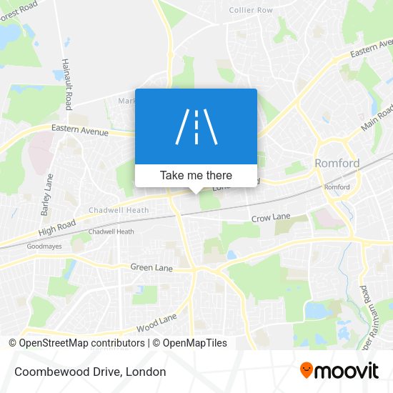 Coombewood Drive map