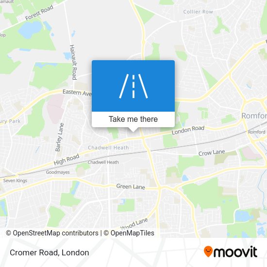 Cromer Road map