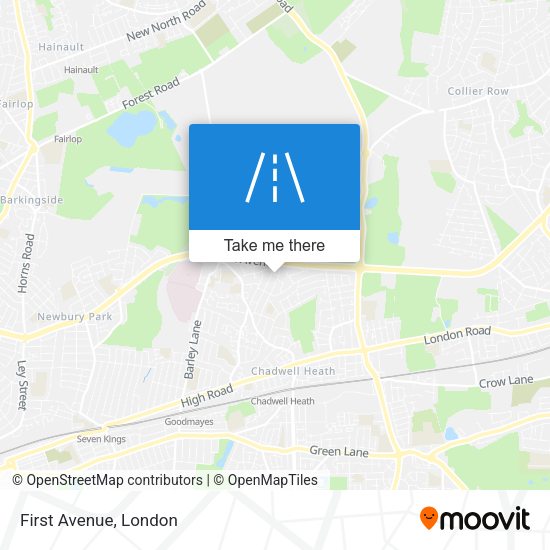 First Avenue map