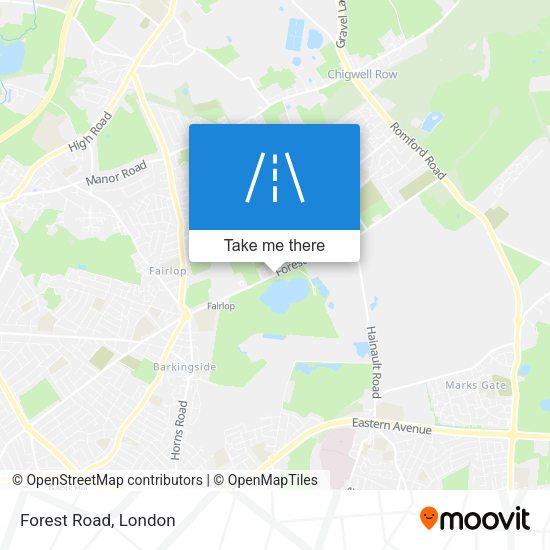 Forest Road map