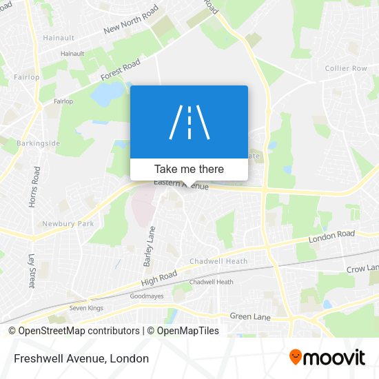 Freshwell Avenue map