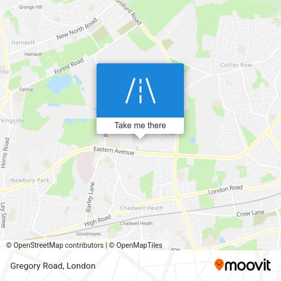Gregory Road map