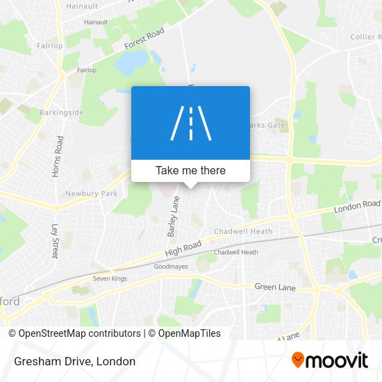 Gresham Drive map