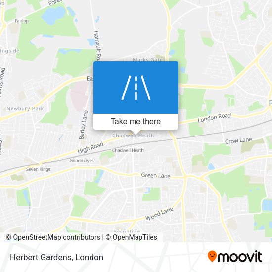 Herbert Gardens map