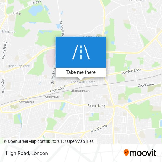 High Road map