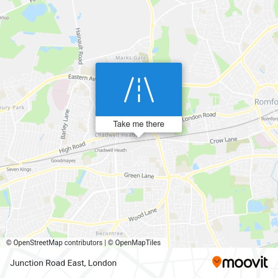 Junction Road East map