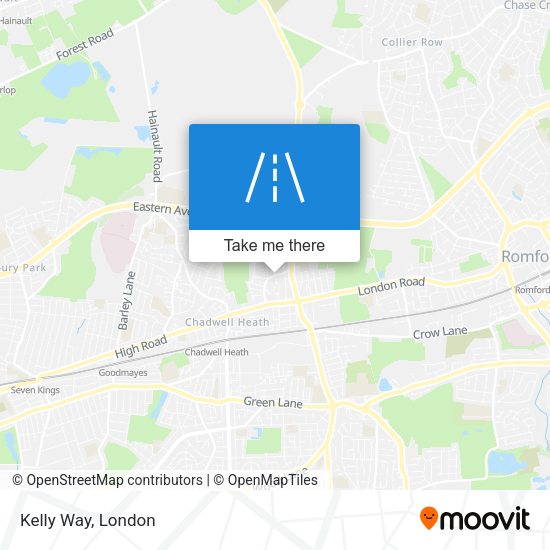 Kelly Way map