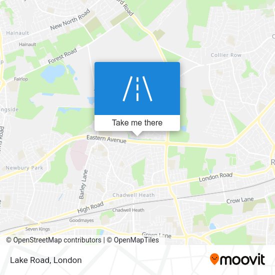 Lake Road map