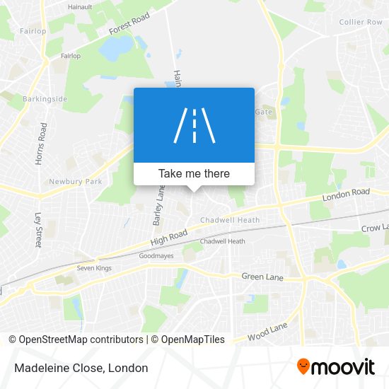 Madeleine Close map