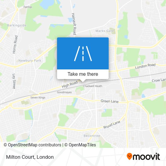 Milton Court map