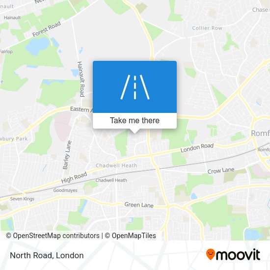 North Road map