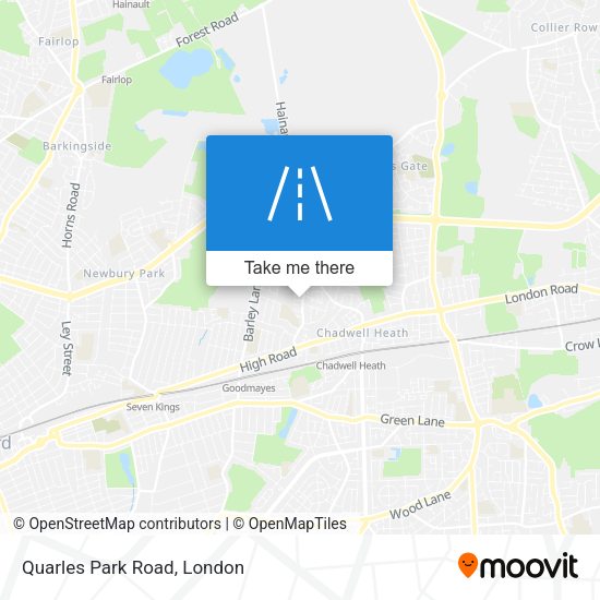 Quarles Park Road map